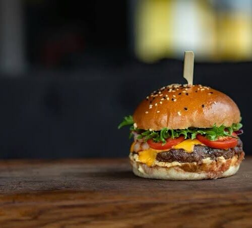 Beef Burger with or without fries