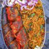 Abacha(African Salad) with Fried Fish