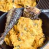 Porridge Yam with dry fish