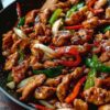 Pepper chicken steamed