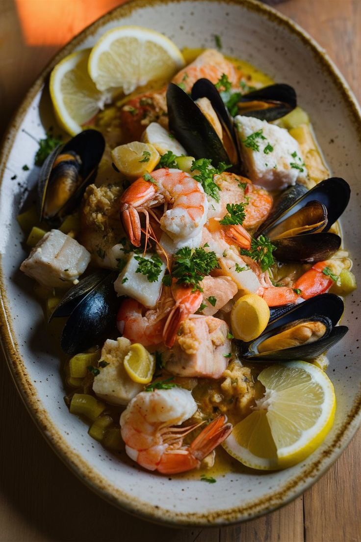 Mixed seafood