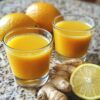 Fresh Orange juice with ginger