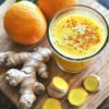 Fresh Orange juice with ginger