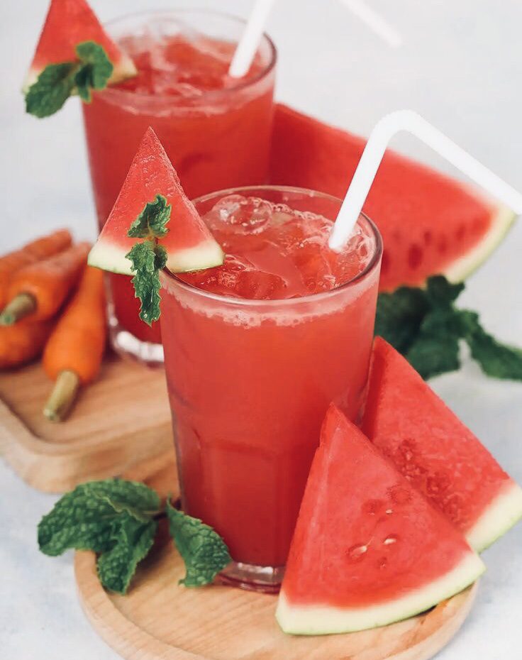 Fresh watermelon juice