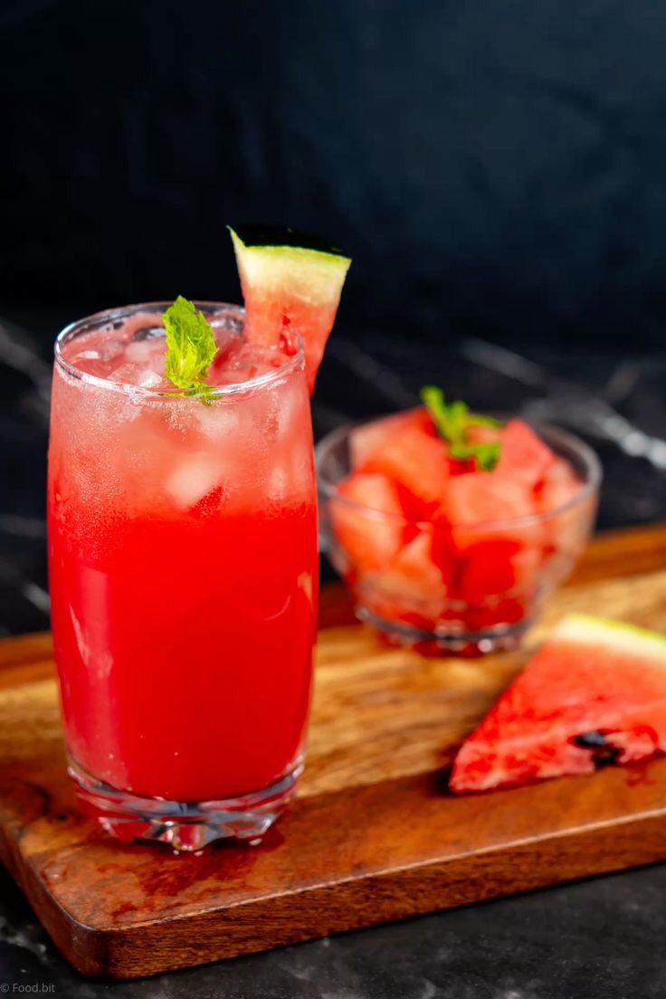 Fresh watermelon juice