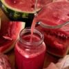 Fresh watermelon juice