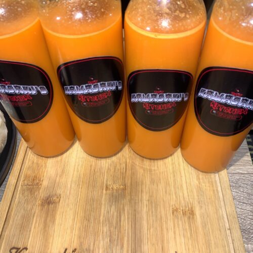 Fresh Carrot & Pawpaw juice for skincare