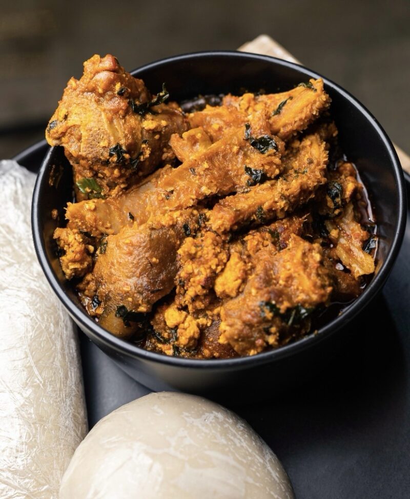 Egusi with chicken or beef