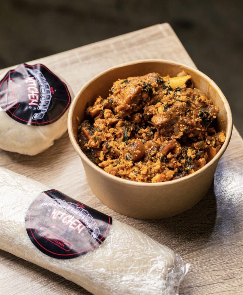 Egusi with chicken or beef