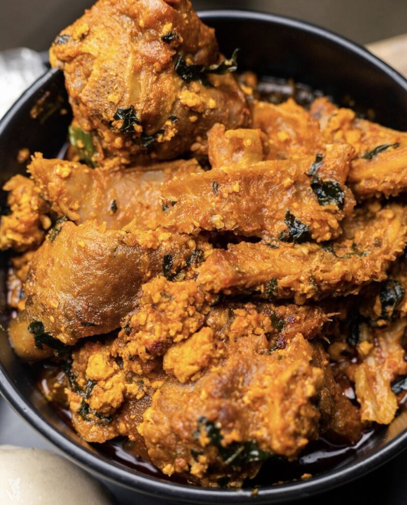 Egusi with chicken or beef