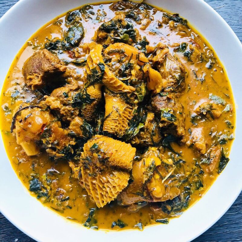Bitter leaf Soup with Chicken or Beef