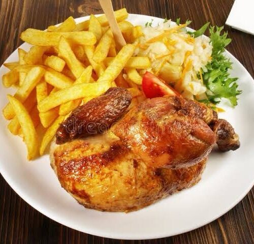 Pepper chicken steamed