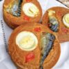 Special Moi moi with full eggs, smoked Titus fish, Sausage and grilled chicken breast